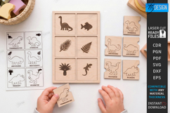 Animal Tracks Play Stamps Laser Cut Bundle | Matching Games Product Image 12
