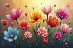 Colorful Flower Background Product Image 1