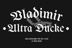 Bulldach Lettra | Blackletter Gothic Product Image 10