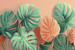 Tropical Leaves Background Product Image 1