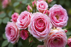 Pink Roses Background Wallpaper Product Image 1