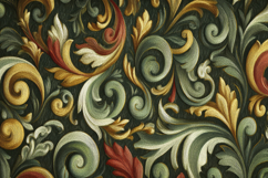 Ornate Floral Pattern Background Product Image 1