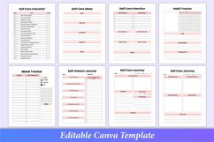 Self Care Journal Bundle Canva Template Product Image 10