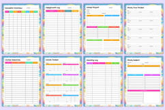 Academic Student Life Organizer Canva Templates Product Image 10