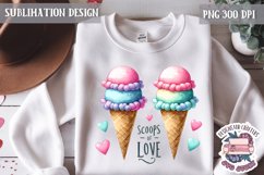 Valentine Love Quote Cute Heart Sublimation Design PNG Sweet Product Image 1