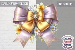 Easter Bow Coquette PNG Holidays Spring Cute Animals Peep Product Image 1