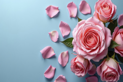 Pink Roses Background Product Image 1