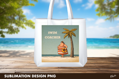 Beach Sublimation Design PNG, Funny Woman Sublimation PNG Product Image 1
