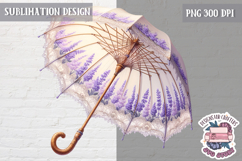 Cute Sublimation design PNG Flowers Lavander Fields Props Product Image 1