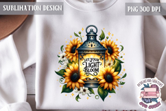 SunFlowers Clipart Sublimation Bundle 28 PNG Motivational Product Image 6