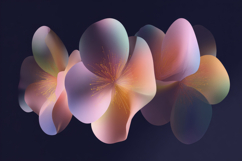 Soft-Gradient Flowers Background Product Image 1
