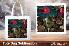 New Year Celebration Sublimation, Tote Bag PNG Product Image 1