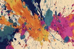 Colorful Paint Splashes background Product Image 1
