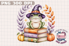 Halloween Cute Watercolor Clipart PNG Pastel Ghost Design Product Image 1