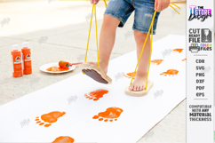 Footprint Shoes Laser Cut Bundle | Childrens Feet Stilts SVG Product Image 13
