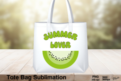 Tote Bag Summer Sublimation. Tote Bag Design Product Image 1