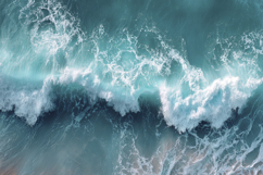 Turquoise Ocean Waves Background Product Image 1
