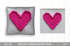 Knitting Pink Pillow Sublimation PNG Product Image 1