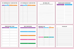 2026 Self Care Growth Journal Canva Template Product Image 10