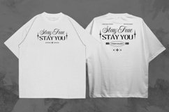 Minimal Streetwear Typographic T-shirt Design Bundle Product Image 6