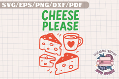 Funny Hand drawn Quote Aesthetics SVG Trendy Colorful Food Product Image 1