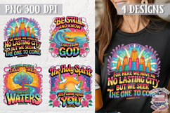 Bible Quote Clipart PNG Sublimation 4 Designs Product Image 1