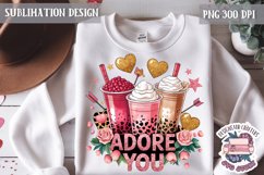 Valentine Quote Symbol Love Sublimation Design PNG Heart Product Image 1