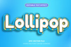 Lollipop text effect Product Image 1