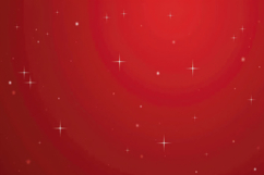 White Stars Festive Red Background Wallpaper Product Image 1