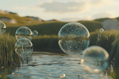 Water Bubble Background Wallpaper Product Image 1