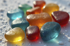 Colorful Sea Glass Background Wallpaper Product Image 1