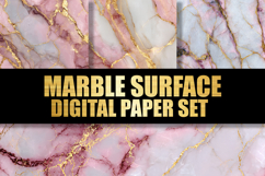 Marble Surface Digital Paper Set Product Image 1