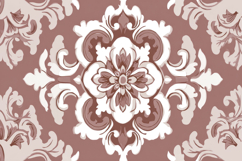 Damask Pattern Texture Background Wallpaper Product Image 1