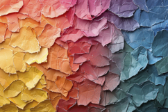 Colorful Torn Paper Background Wallpaper Product Image 1