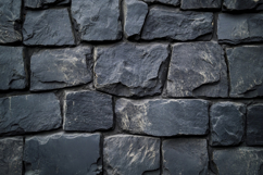 Black Stone Wall Background Wallpaper Product Image 1