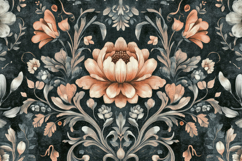 Flowers Pattern Background Wallpaper Product Image 1