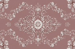 Damask Pattern Background Wallpaper Product Image 1