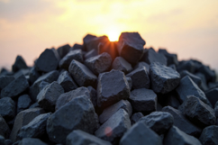 Black Coal Rocks Background Wallpaper Product Image 1