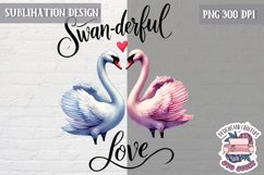 Valentine Love Animals Cute Quote Sublimation Design PNG Product Image 1