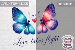 Valentine Love Animals Cute Quote Sublimation Design PNG Product Image 1