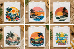 6 Summer Theme PNG sublimation Product Image 1