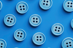 Blue Buttons with Blue Background Wallpaper Product Image 1