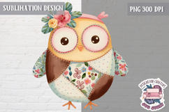 Cute Patchwork Animal Sublimation Design PNG kids t-shirt Product Image 1