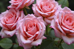 Beautiful Pink Garden Roses Background Wallpaper Product Image 1