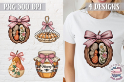 Fall Patchwork Clipart PNG Sublimation 4 Designs Product Image 1