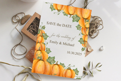 Witchy Pumpkin House Watercolor Clipart Pumpkin House, Cat Product Image 11