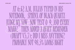 Bersa Serif | Narrow Serif Product Image 11