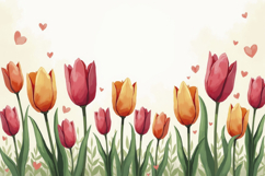 Tulips Flower Background Product Image 1