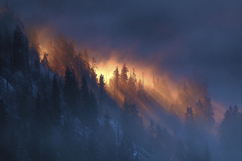 Night Forest Background Product Image 1