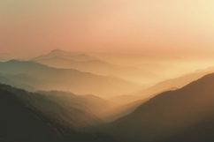 Foggy Mountain Background Product Image 1